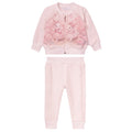 COMPLETO DA 2 PEZZI FELPA BOMBER CON ZIP E PANTALONI SOFIJA
