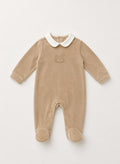 TUTINA NEONATO IN CINIGLIA CON RICAMO CAVALLUCCIO BABY VIP
