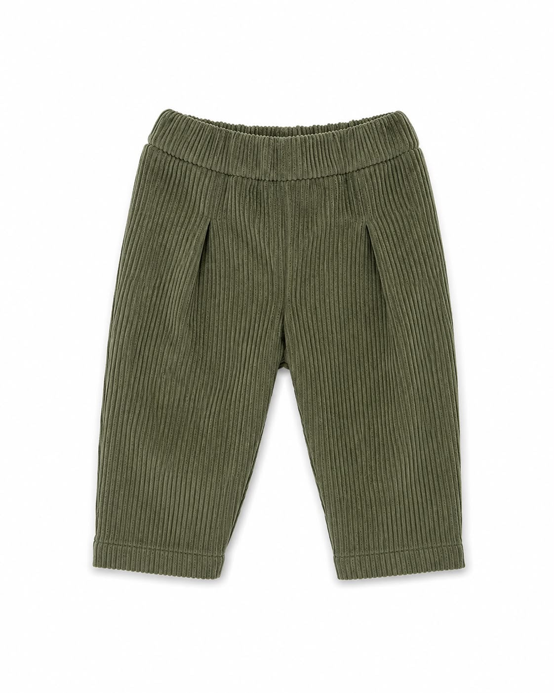 PANTALONE NEONATO LUNGO IN VELLUTO BABY VIP