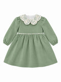 VESTITO NEONATA IN VELLUTO BABY VIP