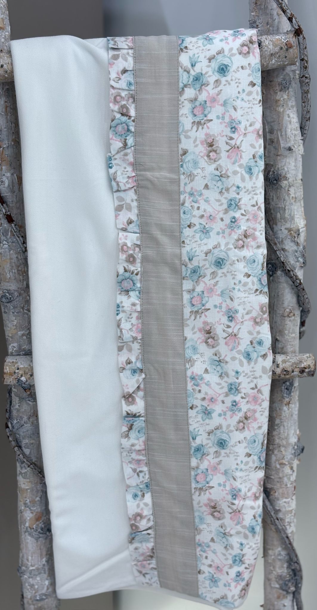 COPERTINA IN PIQUET CON INSERTO FLOREALE BABY VIP