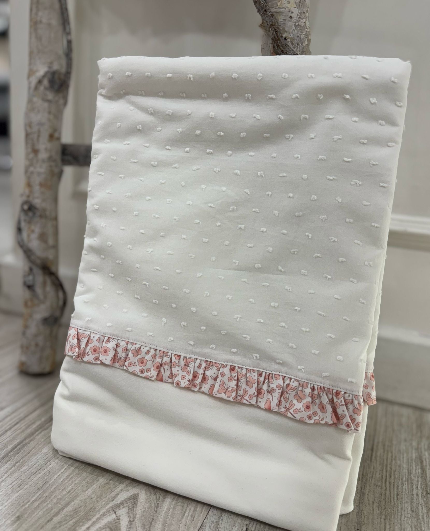 COPERTINA IN TELA CON FANTASIA RIGATA BABY VIP