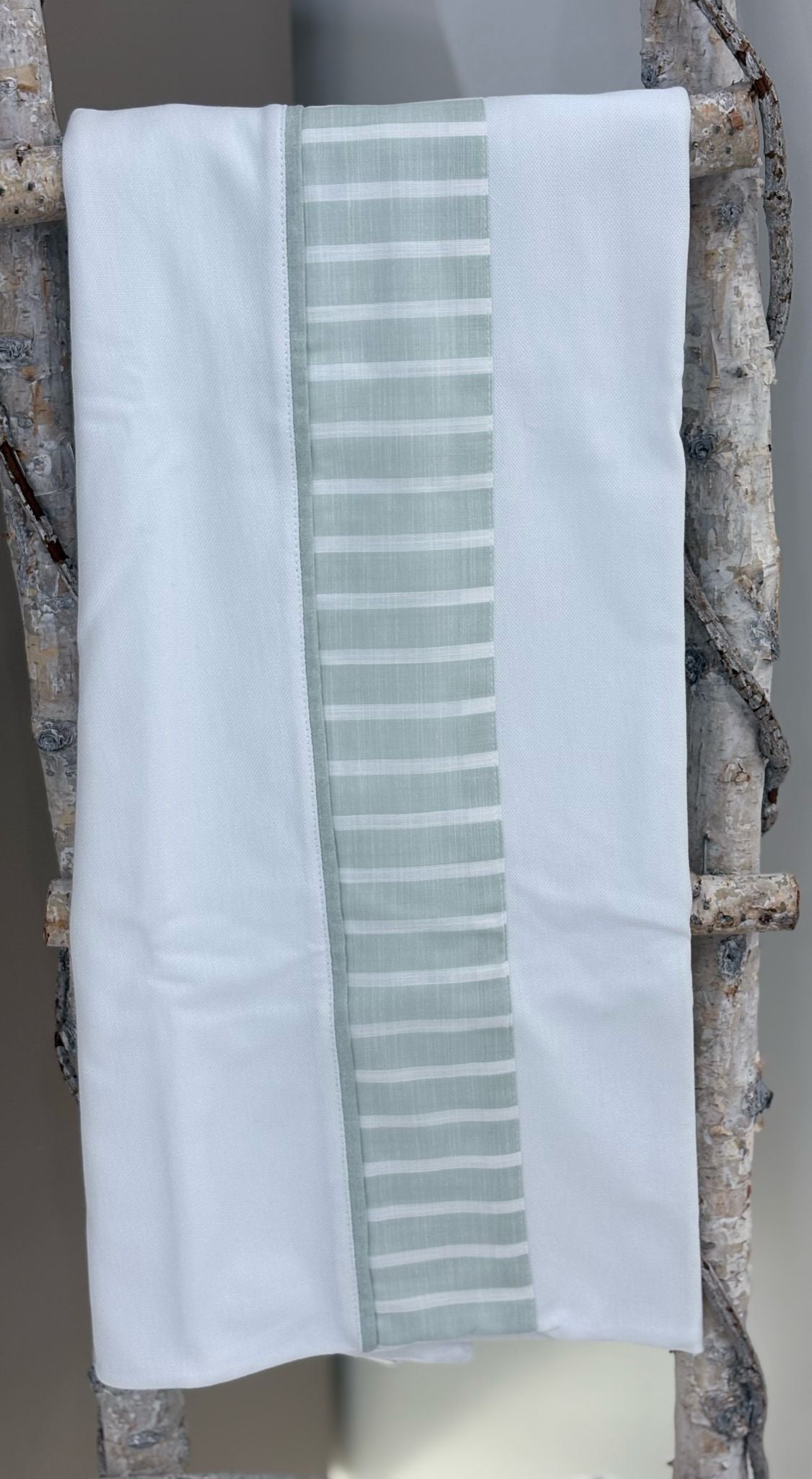 COPERTINA IN PIQUET CON INSERTO RIGATO BABY VIP