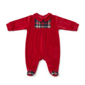 TUTINA NEONATO CON INSERTO SCOZZESE BABY VIP