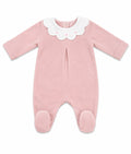 TUTINA NEONATA CON COLLO RICAMATO BABY VIP
