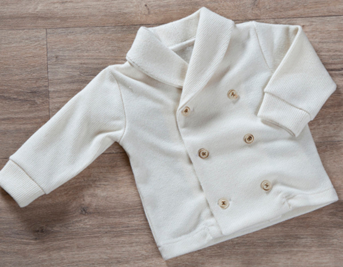 GIACCA NEONATO IN MAGLIA MODELLO DOPPIO PETTO BABY VIP