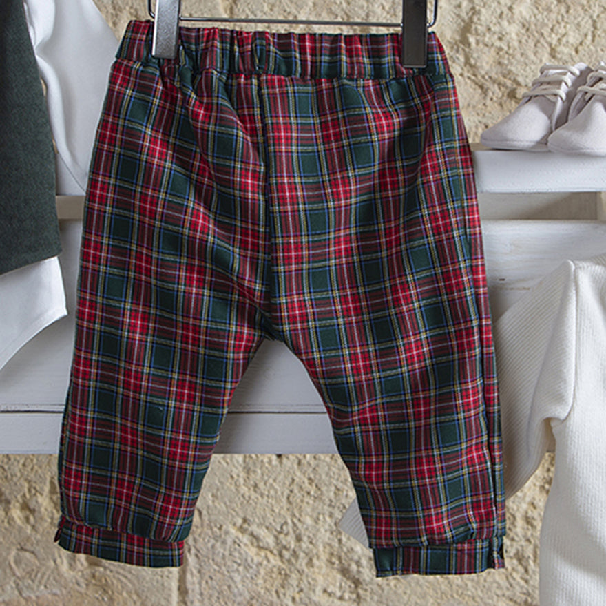 PANTALONE NEONATO FANTASIA QUADRI BABY VIP
