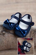 SCARPINA NEONATA IN CAMOSCIO BABY VIP