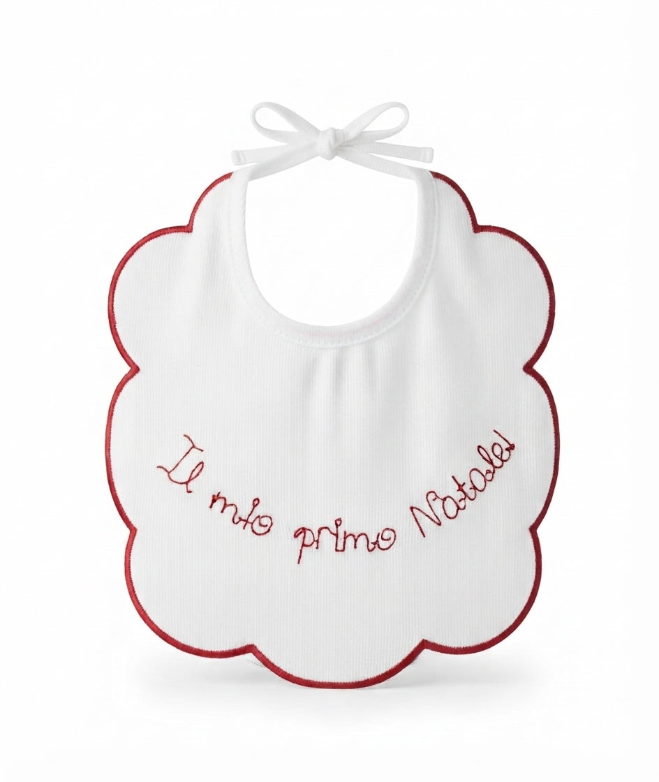 BAVETTA NEONATO "IL MIO PRIMO NATALE" BABY VIP