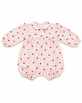 PAGLIACCETTO NEONATA A QUADRI FANTASIA CUORI BABY VIP