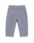 PANTALONE NEONATO LUNGO IN VELLUTO A COSTE BABY VIP