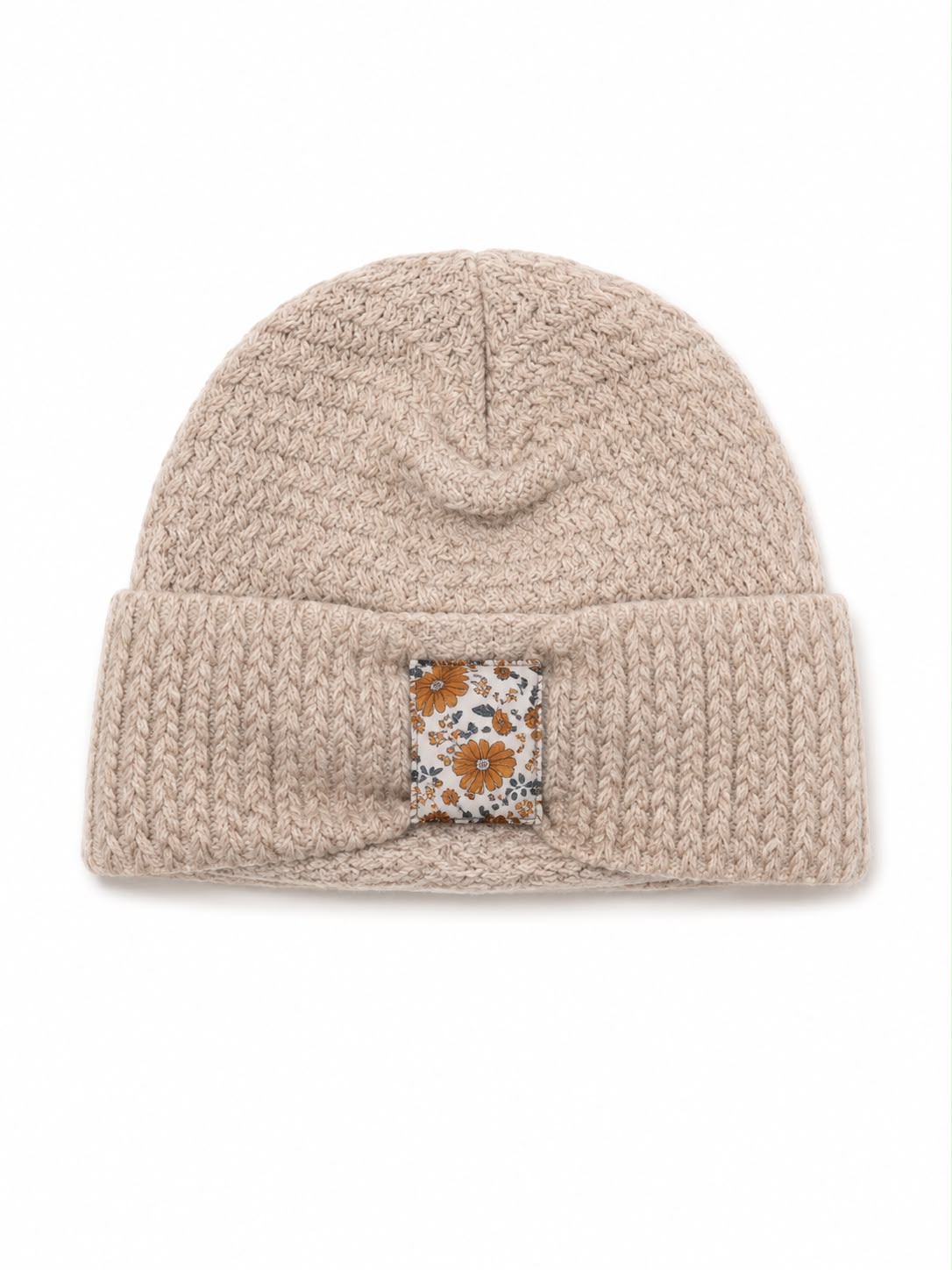 CAPPELLINO NEONATA CON RISVOLTO BABY VIP