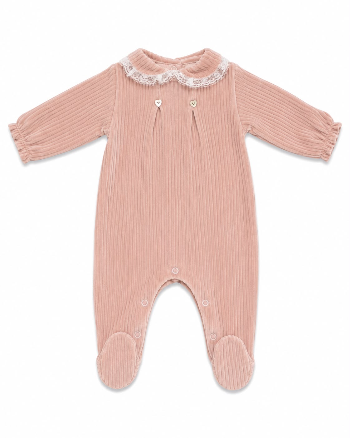 TUTINA NEONATA IN VELLUTO A COSTE BABY VIP