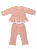 COMPLETO NEONATA IN VELLUTO BABY VIP