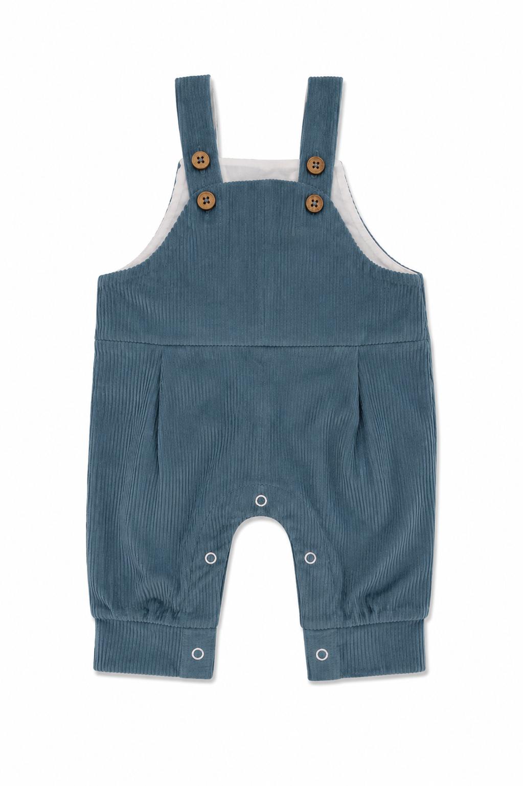 SALOPETTE NEONATO IN VELLUTO BABY VIP