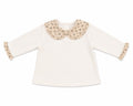 MAGLIA NEONATA CON COLLETTO FLOREALE BABY VIP