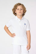 POLO SHIRT DA BAMBINO CON LOGO IN COTONE PIQUET US POLO