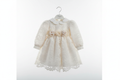 Banner vestito avorio pizzo