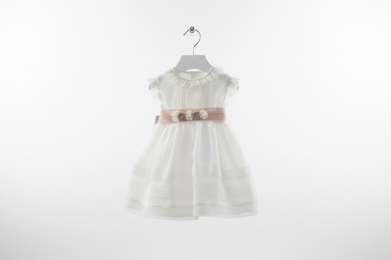 Banner vestito bianco dettagliato