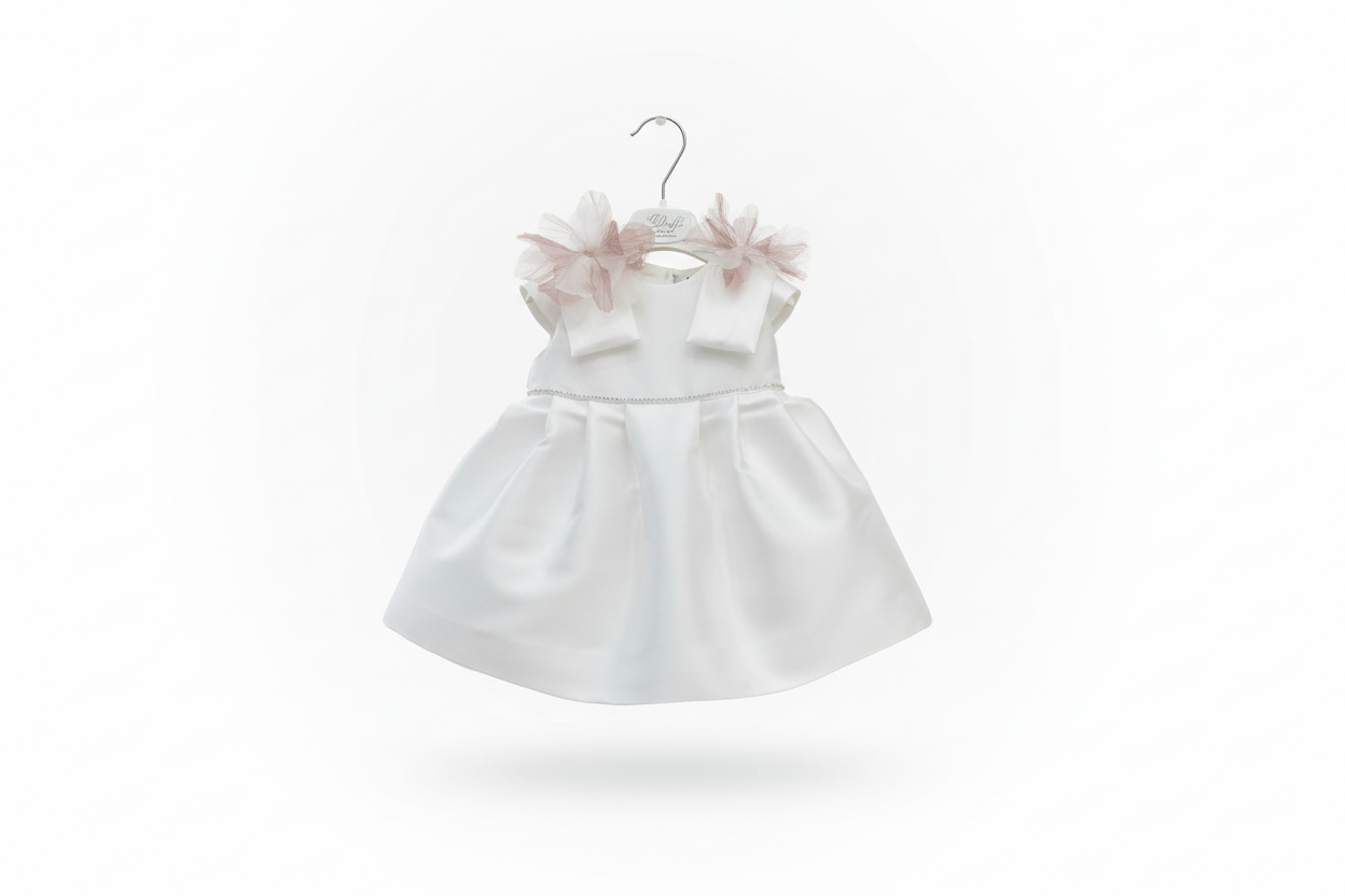 Banner vestito bianco elegante