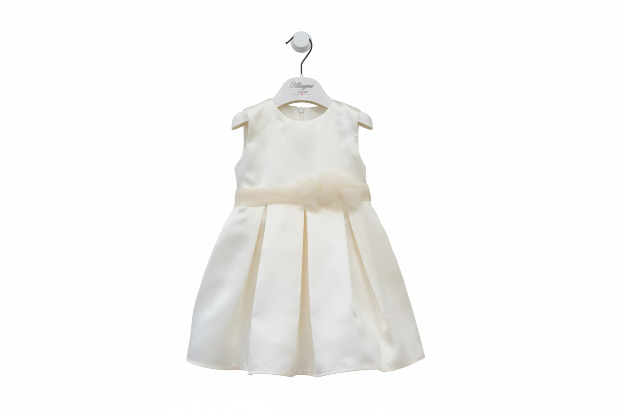 Banner vestito bianco vicino