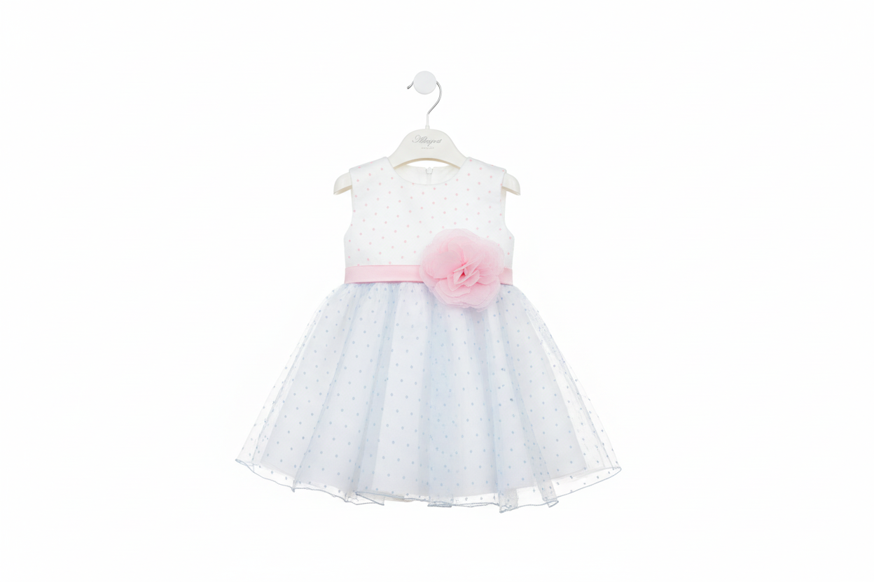 Banner vestito pois rosa