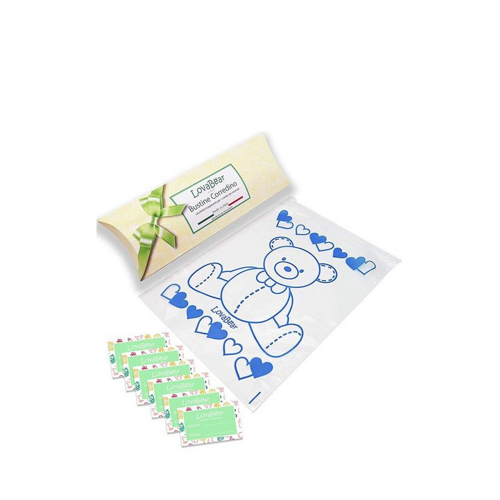 LOVABEAR 6 BUSTINE CORREDINO ORSO BLU