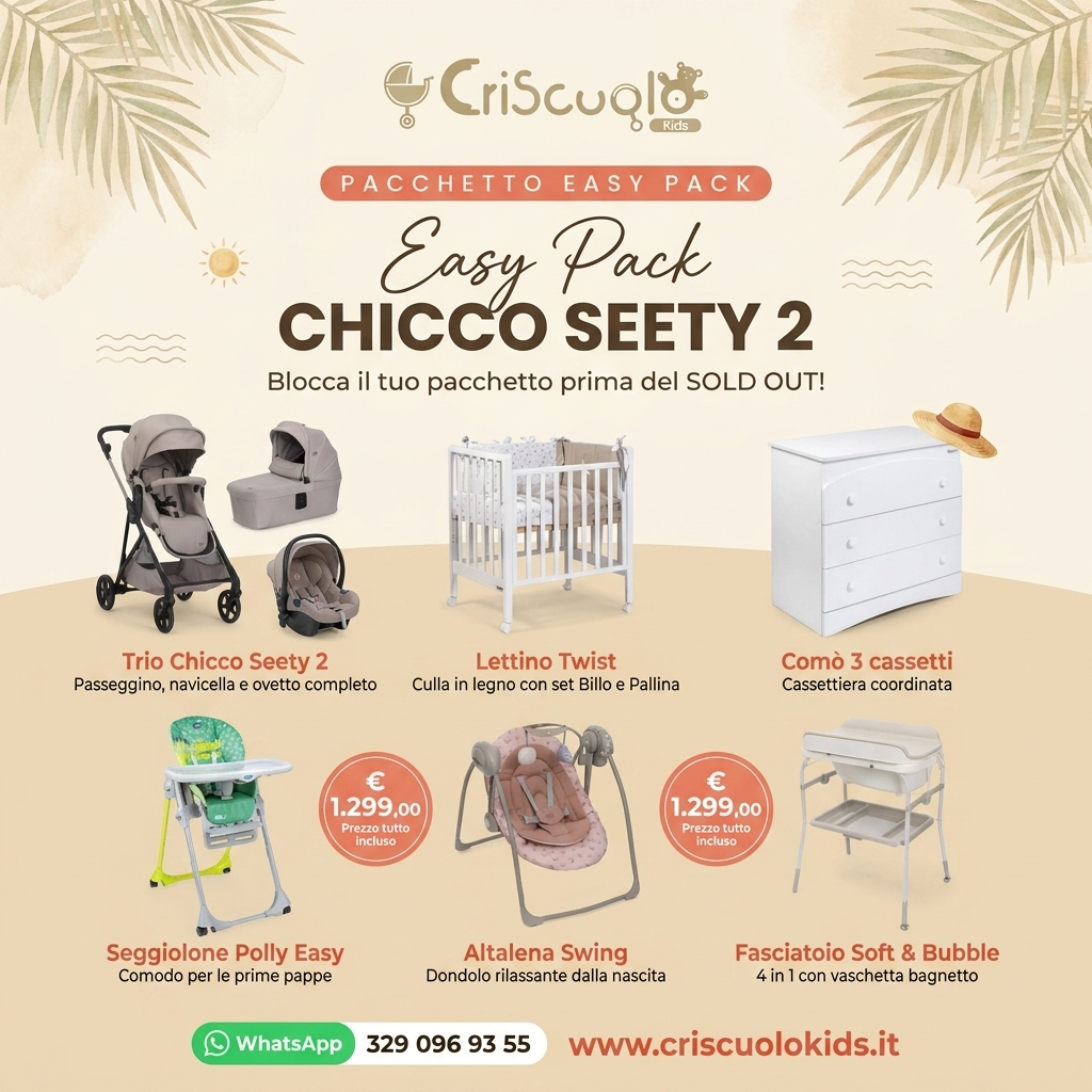 Easy Pack Chicco Seety 2 - Criscuolo Kids