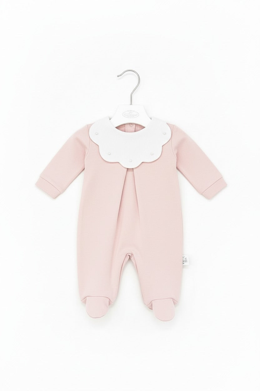 TUTINA IN JERSEY COLLO BAVERO PAPPA E LATTE